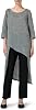 VIVID Linen Asymmetrical Tunic