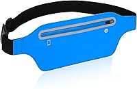 Vista 9 de Riñoneras para mujer, riñonera impermeable para hombres, rosado (2-Pink), Talla única, Viajes deportivos