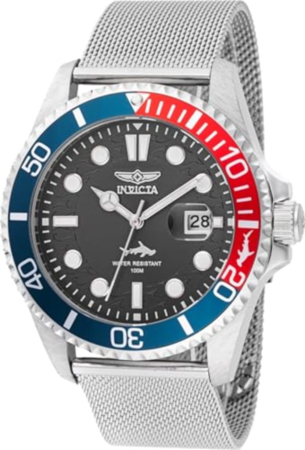 Invicta Pro Diver Men 43mm Stainless Steel Steel Black dial