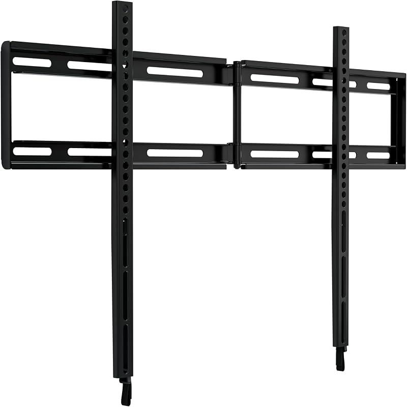 Soporte de pared fijo para TV para televisores de 32"-90" de hasta 150 lb, perfil de 1.18" | Soporte universal para TV XL con instalación de bricolaje que incluye plantilla de perforación fácil y todo el hardware, funciona en montantes de 16 y 24" o en concreto