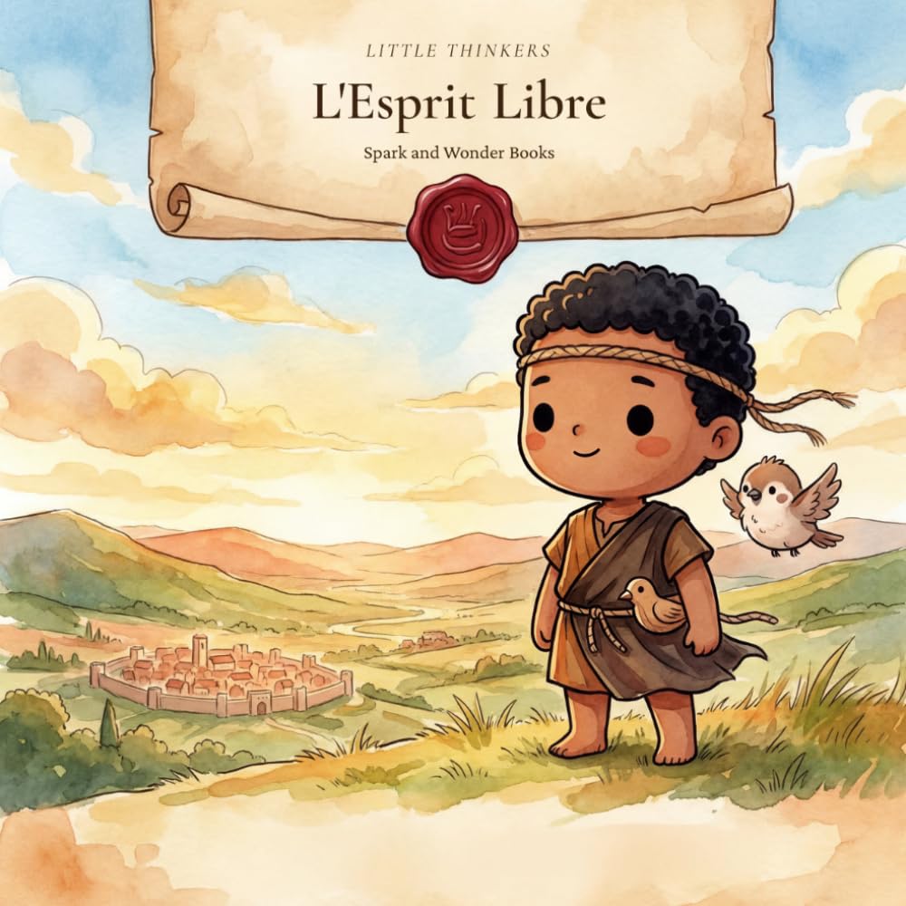 L'Esprit Libre: Une Histoire Stoïcienne d'Épictète pour Enfants de 4 à 8 Ans | Album à Colorier avec de Vraies Citations des Entretiens | Book 2 | French edition (Little Thinkers)