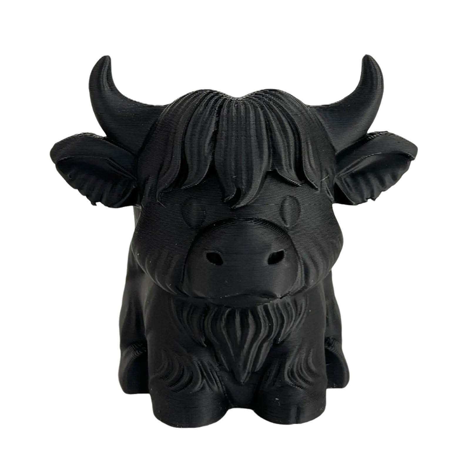 Geavonyg Cow Shape Pen Container Desktop Organiser Box Makeup Brush Stand for Vanity Countertop Desk Makeup Brush