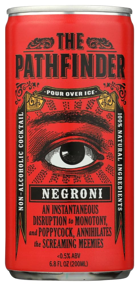The Pathfinder Non-Alcoholic Negroni Cocktail 4 Pack, 6.8 Fl Oz