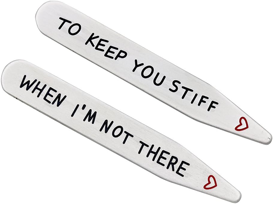 Melix HomeTO KEEP YOU STIFF WHEN I'M NOT THERE Collar Stay (White)