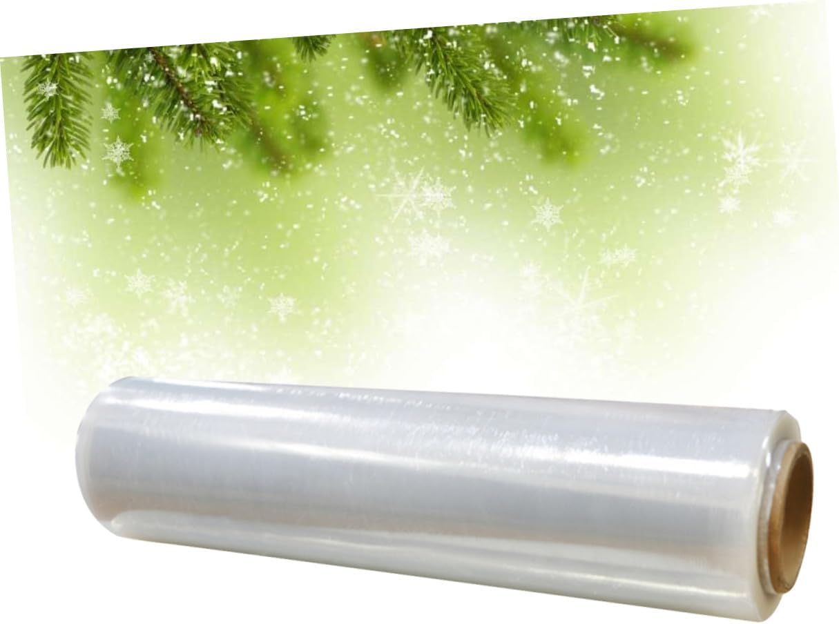 Food Cling Film Plastic Wrap 30cm X 3000ft Food Grade Pe Disposable Household Fresh Keeping Packaging Film for Fruit Vegetable Storage and Kitchen Use