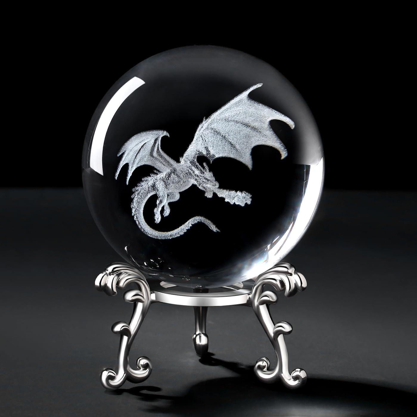 MAIBAOTA Fire Breathing Dragon Gifts for Women 3D Crystal Decor Figurines