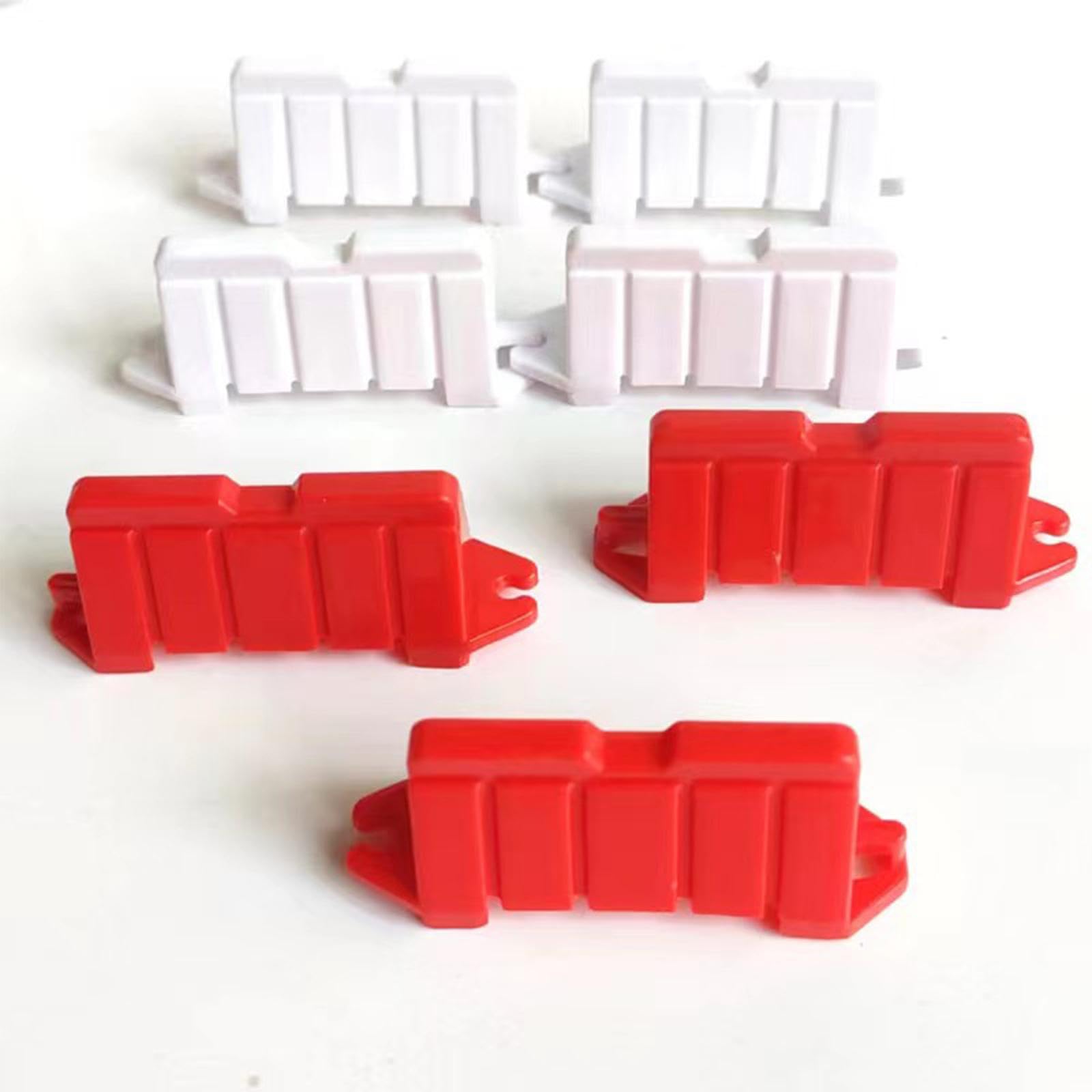Kit Piste RC Modulaire avec Barrières Routières Résistantes aux Chocs pour Voitures RC 1:14 à 1:28, Accessoire Robuste, Installation Facile- 300 Pièces