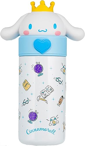 Cinnamoroll Botella De Agua Aislada De Acero Inoxidable 11.8 fl oz - Azul
