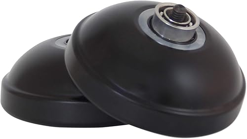 Miniatura 4 de Grind Control Yoyo profesional de metal sin respuesta con rodamiento C ancho y cuerda incluida... (negro)