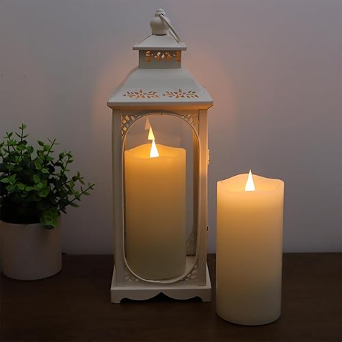 Miniatura 3 de Velas sin llama con control remoto y temporizador, velas de 3D con llama parpadeante operadas por batería que duran más de 1000 horas, velas LED