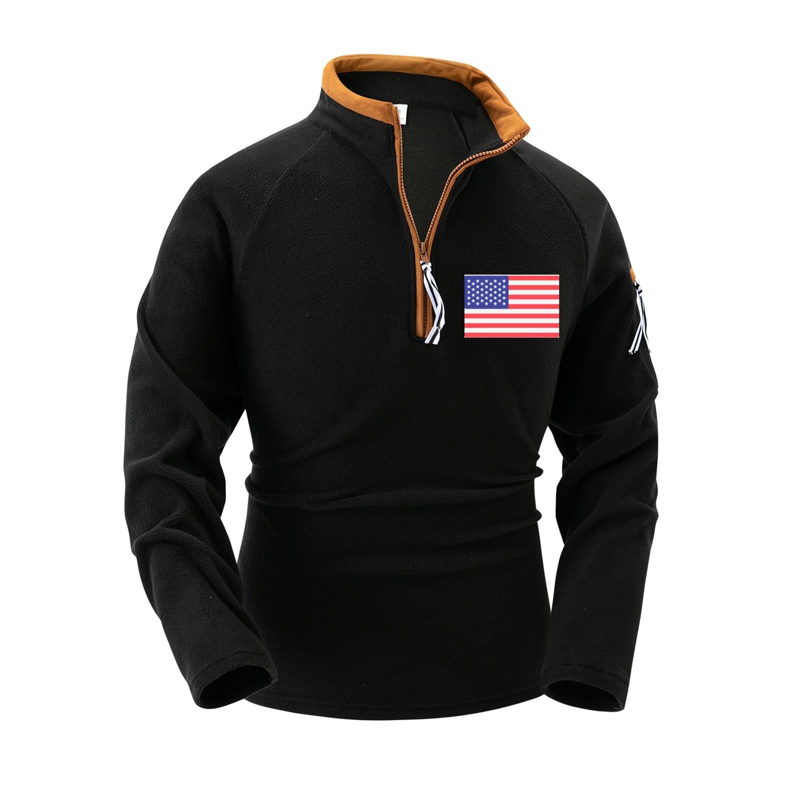 Sudadera Sin Mangas Hombre De Terciopelo Hombre, con Media Cremallera Y Cuello, Capucha para Exteriores Shorts Men's Clothing Mujer Muscle Fit Camisas Manga Larga Cortavientos Running