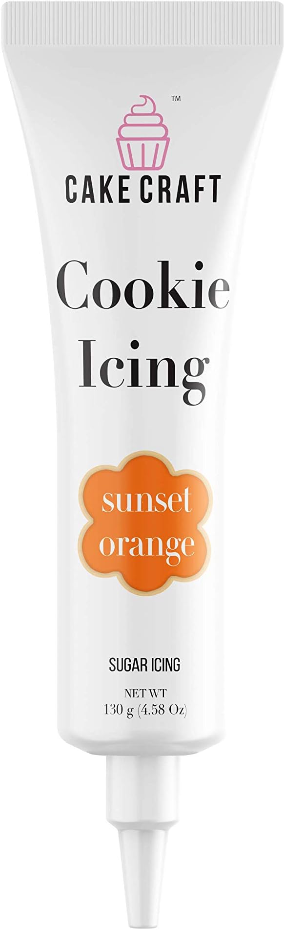 Cake Craft Cookie Icing 4.58 Ounces (Sunset Orange)
