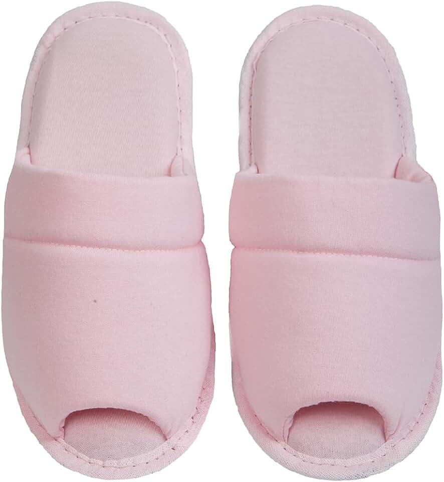 Chinelo Pantufa Feminina Aberta Em Malha Cotton Day