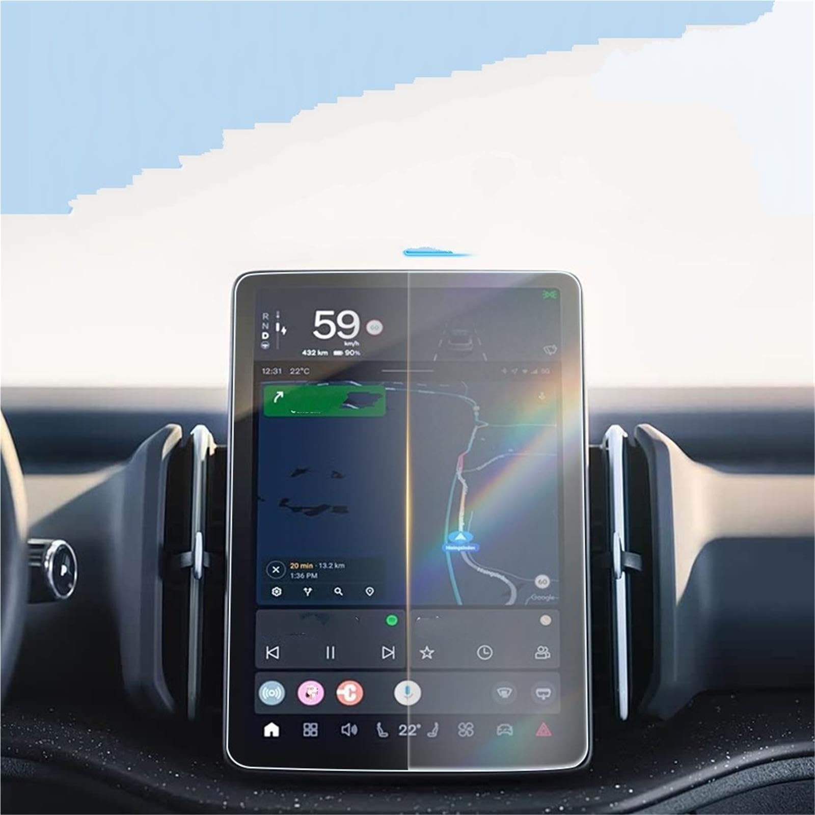 Protecteur d’écran Gps de voiture pour Volvo EX30 2025-2026