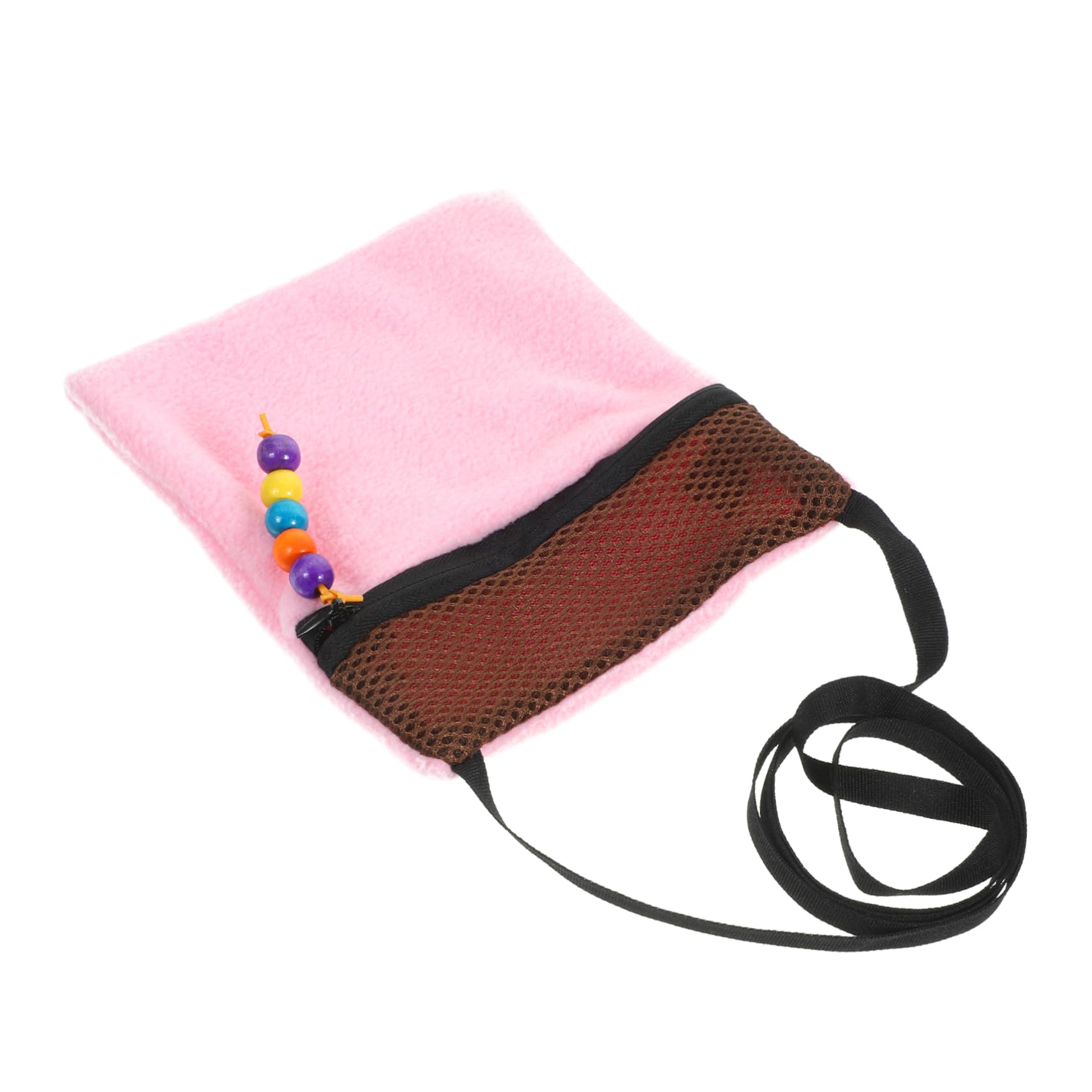 COLLBATH Small Animal Carrier Bag with Shoulder Straps Breathable Travel Pouch for Hamsters Sugar Gliders and Ferrets for Outdoor Adventures and Picnics