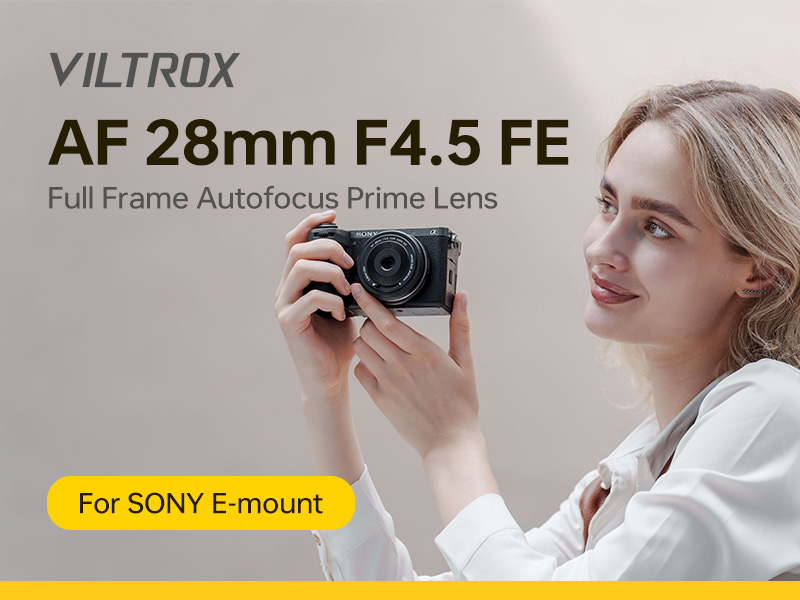 Amazon.com : VILTROX 28mm f4.5 Pancake Lens for Sony E, Auto