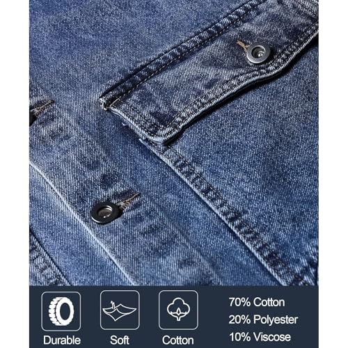Chaleco vaquero versátil combinable estilo vintage con diseño transpirable y cómodo 6