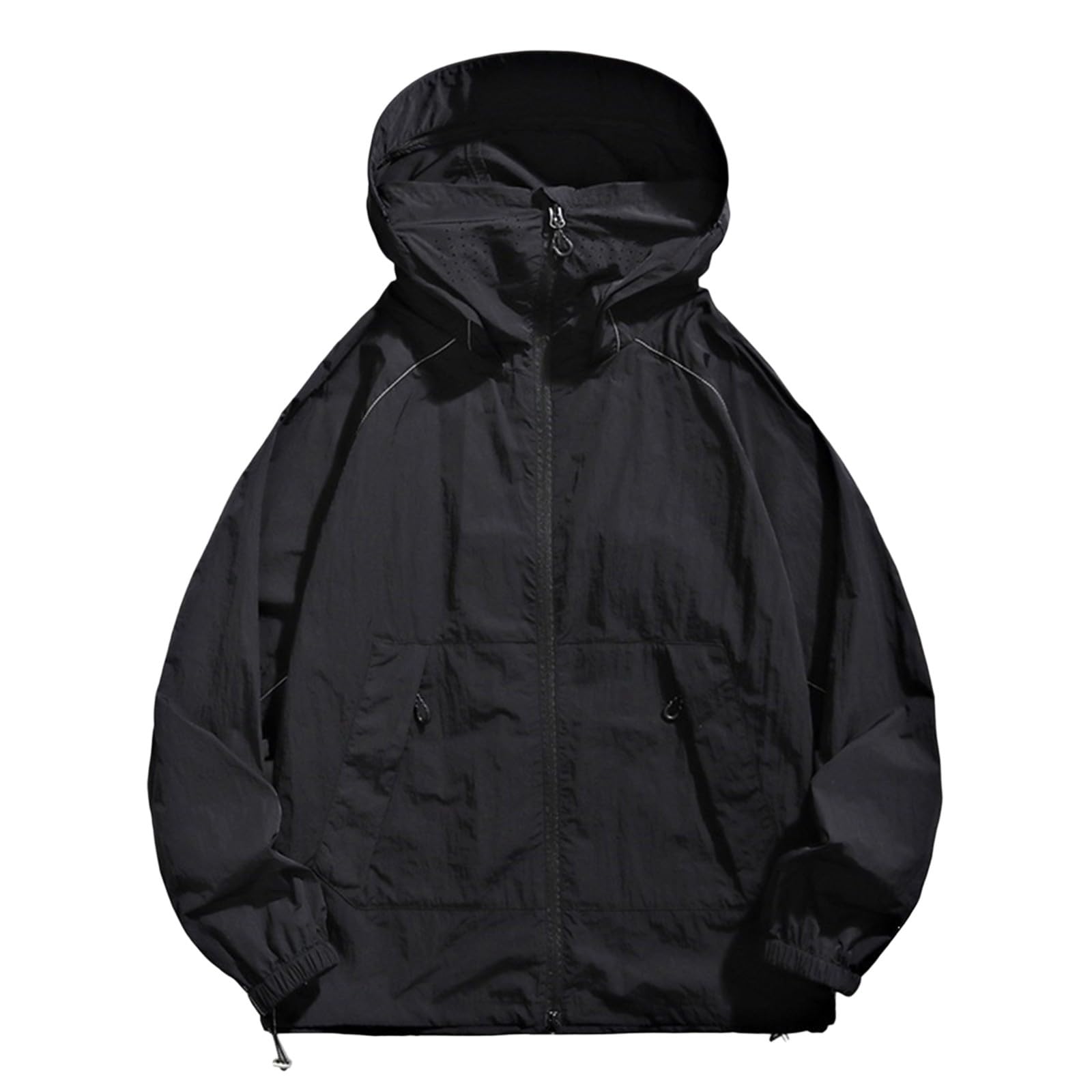 Chubasquero para mujer impermeable y transpirable con capucha ajustable 6