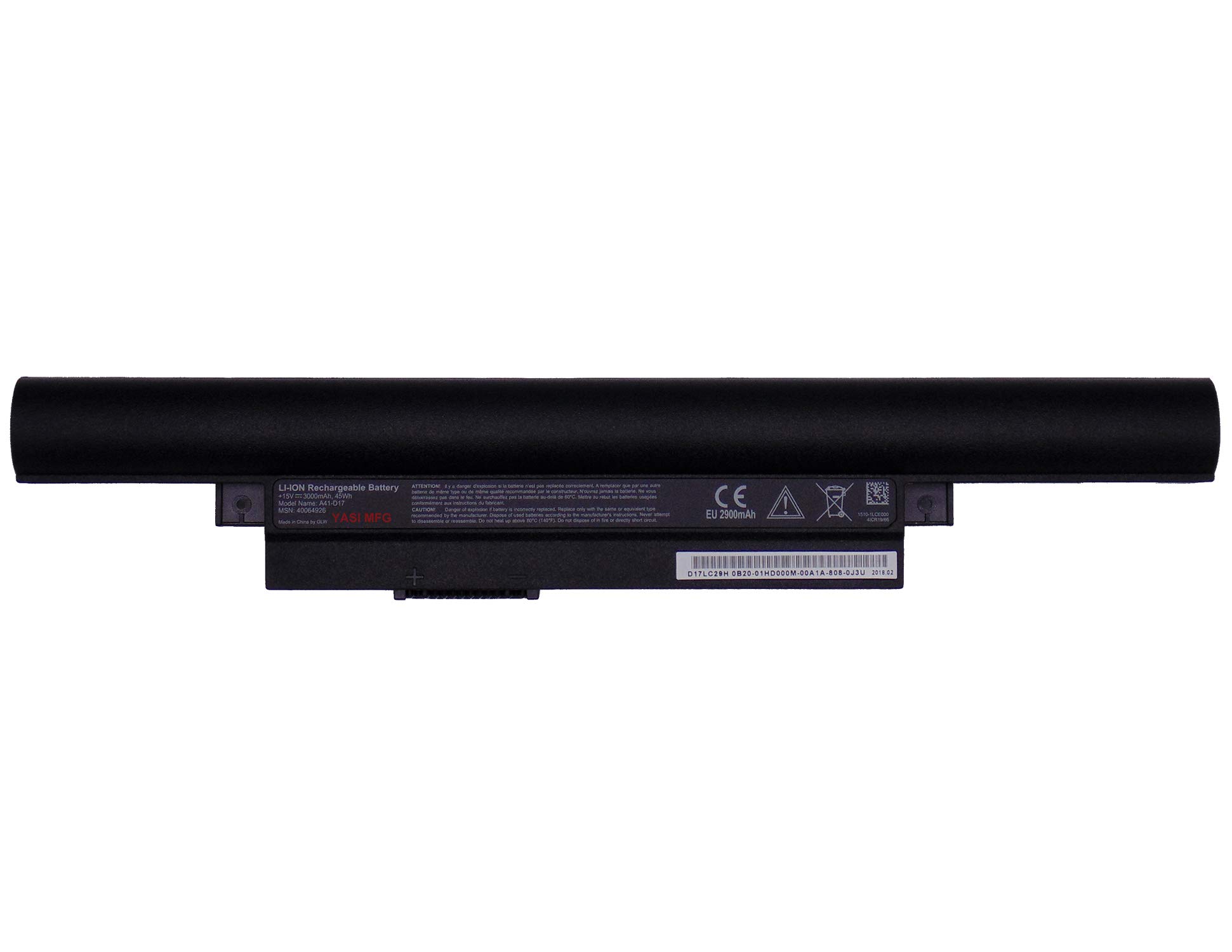 15 V 3000 mAh bateria do laptopa A41-D17 A32-D17 MSN:40050714 D17LS9H 0B20-01D1000M do Medion Akoya E7416 MD99460 E7416T MD99490 E7417 MD99269999E7418 E7420 MD99710 P7635 P7637 MD99274 P7640 P7643