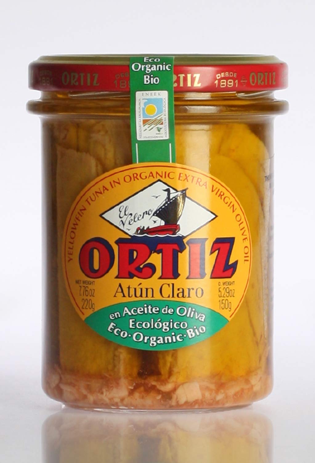 ORTIZ Yellowfin Tuna in Extra Virgin Olive Oil, 7.76 OZ