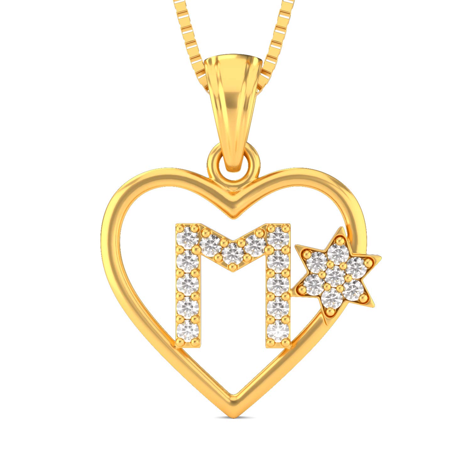 joyalukkas 22KT Yellow Gold Pendant for Girls-picture-19