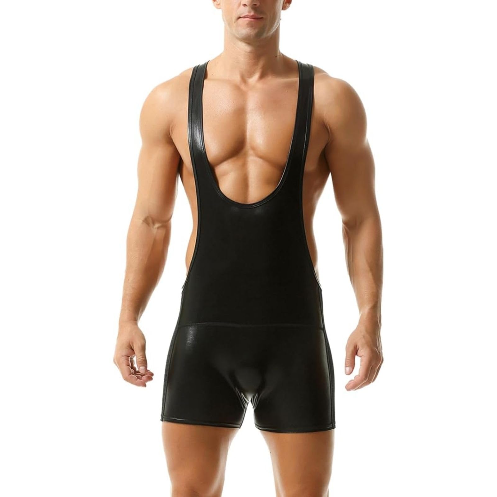 PARUPRUP Men's Athletic Supporters Sports Underwear Bodysuit Jumpsuit XL1