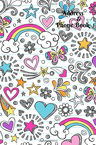 Address & Phone Book: Address Logbook, Phone Numbers, Email and Birthday Information, Alphabetical Addresses Organiser Journal, Diary, Notebook, For ... 6”x9” Paperback (Contact Address Log Books)