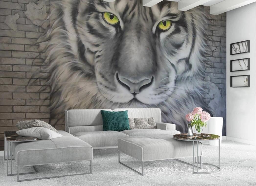 Fototapete Panther 3D Wildtier Design - 250x175cm Vliestapete Für Wohnzimmer & Flur