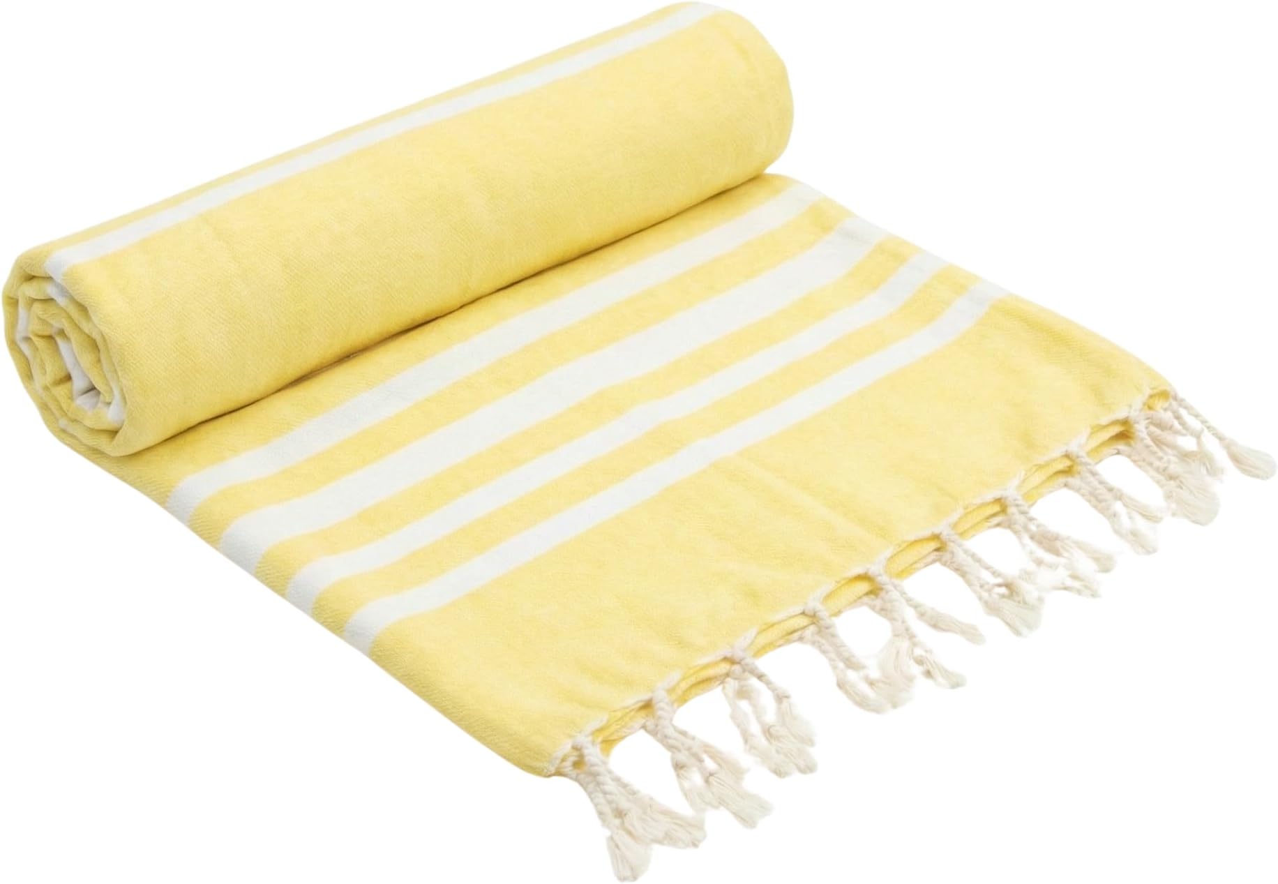 Dew 100% Organic Bamboo Bath Towel – 235 GSM Lightweight & Quick Dry – Ultra Soft, Antibacterial & Odour Resistant – Large Size (75x180cm) – Yellow Bliss