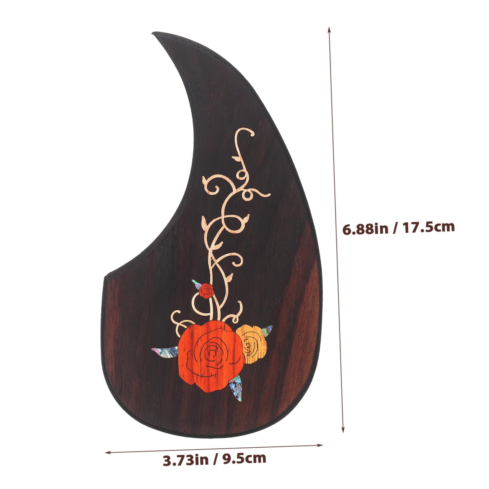 TOYANDONA 5 Uds Golpeador De Guitarra Guitarra Acústica Pegatinas Pastillas De Guitarra Rosa Pegatinas Golpeador Material Púas De Guitarra Eléctrica Accesorio De Guitarra Folk Piezas De