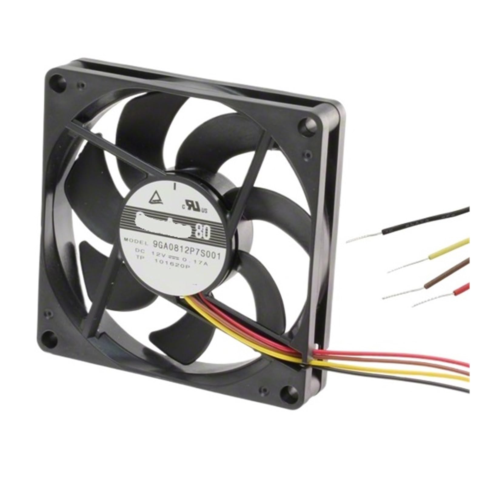 Ventilateur 24VDC 6100RPM à haute vitesse pour armoire électrique industrielle