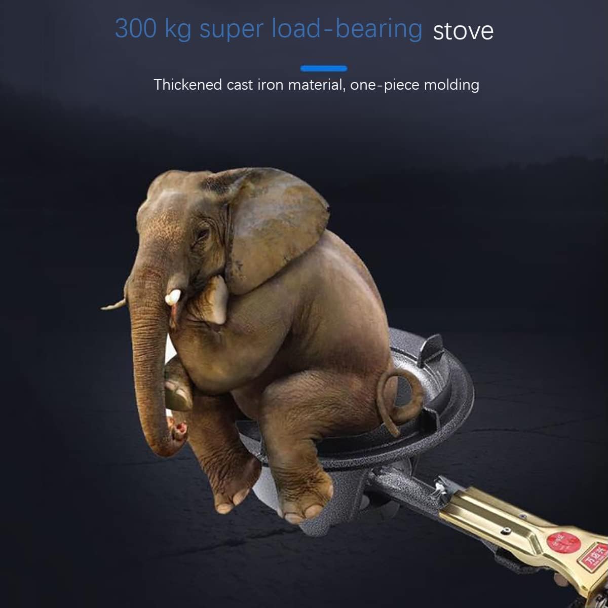 Gas Hob Electronic Ignition Gas Stove with Removable Furnace corecommercial Medium and high Pressure liquefied Petroleum Gas Gas Stove for Frying Energy-Saving Household Single Stove