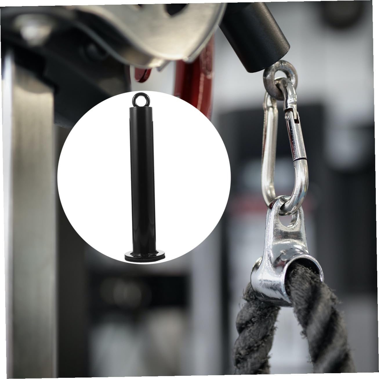 PRETYZOOM Barbell Slice Weight Tray Weight Storage Rack 48mm Diameter 320mm Length Fitness Equipment Accessory for Gym Strength Training