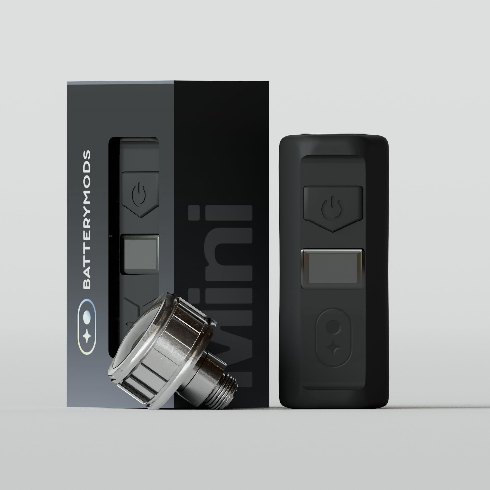 Mini Rechargable Flashlight - Black