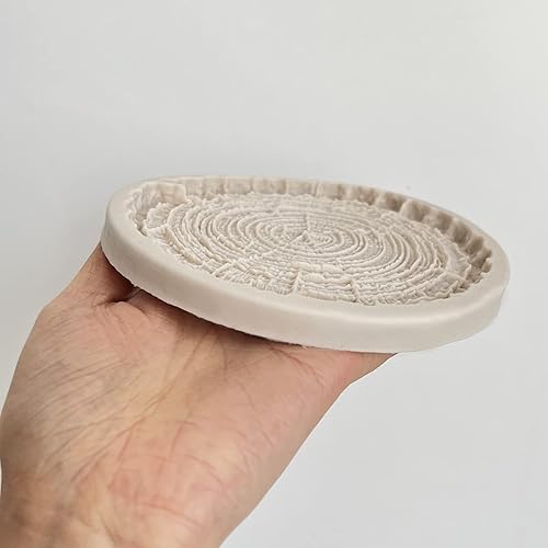 Miniatura 7 de Moldes de silicona para tartas de madera y fondant, moldes de silicona de hongos de caracol, chocolate para decoración de pasteles, adornos de