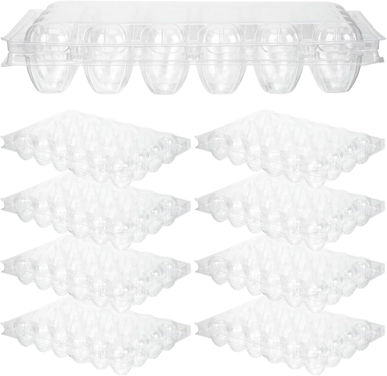 Plastic Quail Egg Holder 50-count Quail Egg Storage Box Tray Kitchen Household Food Container for Refrigerator Organization