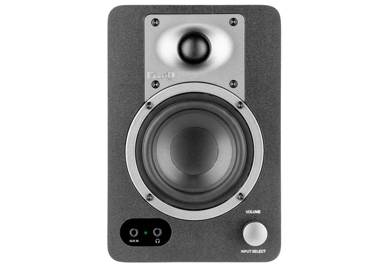 Fluid Audio C50BT Studio Monitor, Pareja de Altavoces Activos (con Balance de Sonido Neutro, Altavoces de monitorización con Controladores de 5 Pulgadas y conectividad BT)