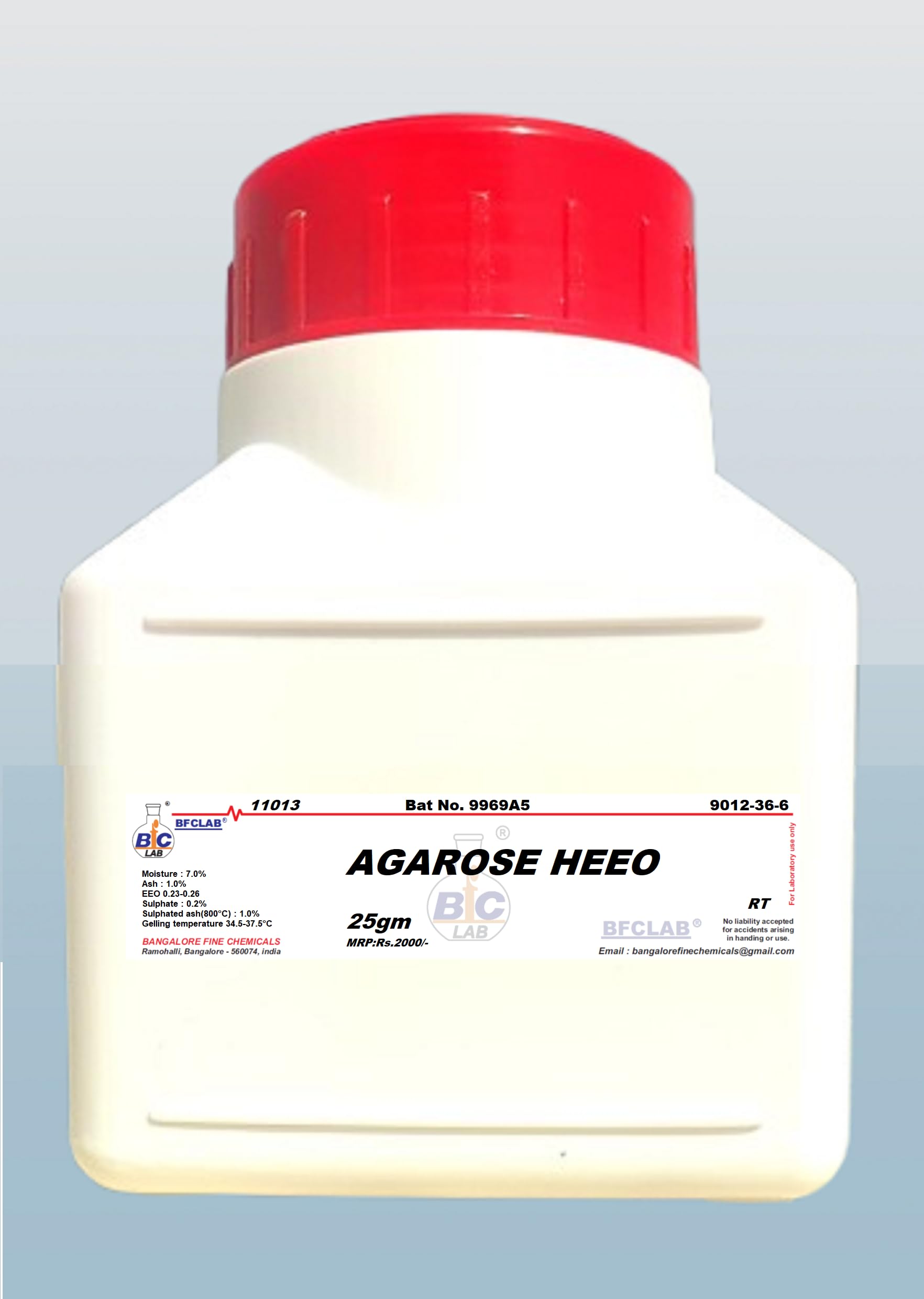 BFC AGAROSE High EEO - 25gm For ELECTROPHORESIS CAS No:9012-36-6-image-13