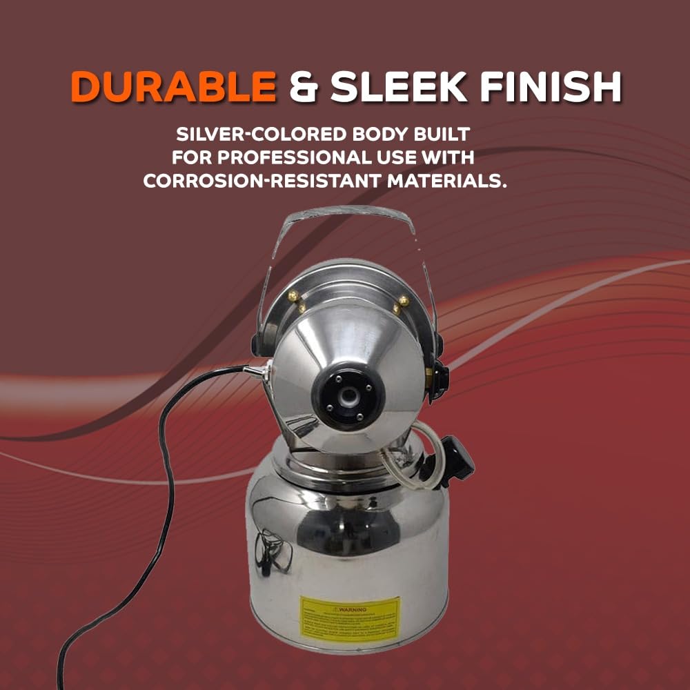 AVIS ULV Fogger Machine for Operation Theatre, ICU & Labs | Cold Disinfectant Sprayer for Medical Use | Compatible with Water-Based Solutions Portable & Electric - Silver - Image 4 thumbnail