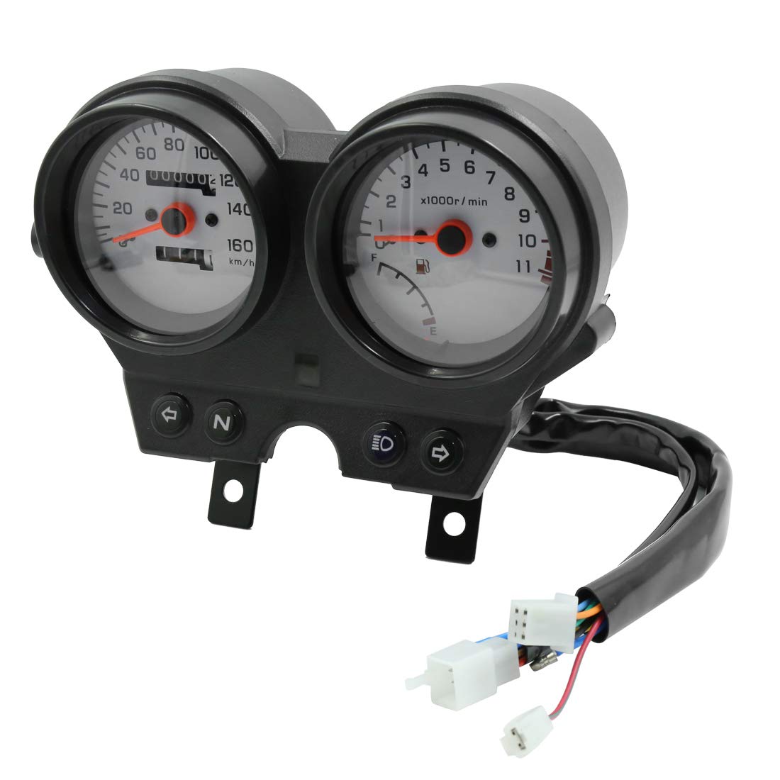 uxcell 0-160km/h Odometer Tachometer Speedometer Cluster for EN