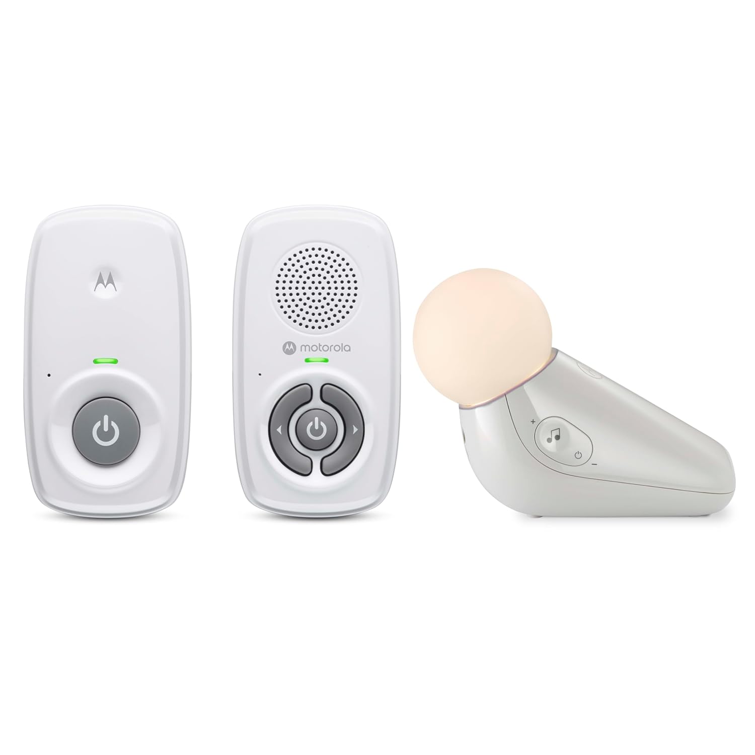 Motorola Nursery Long Range AM21Audio Baby Monitor + S1 Portable Sleep Soother & Light Sound Machine
