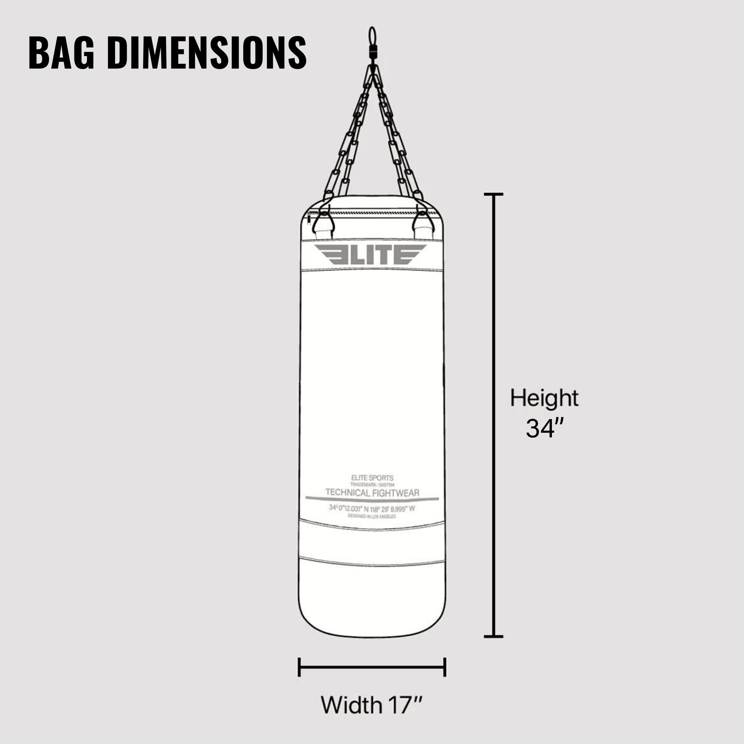 Canvas Punching Bags MMA Muay Thai Kickboxing Training