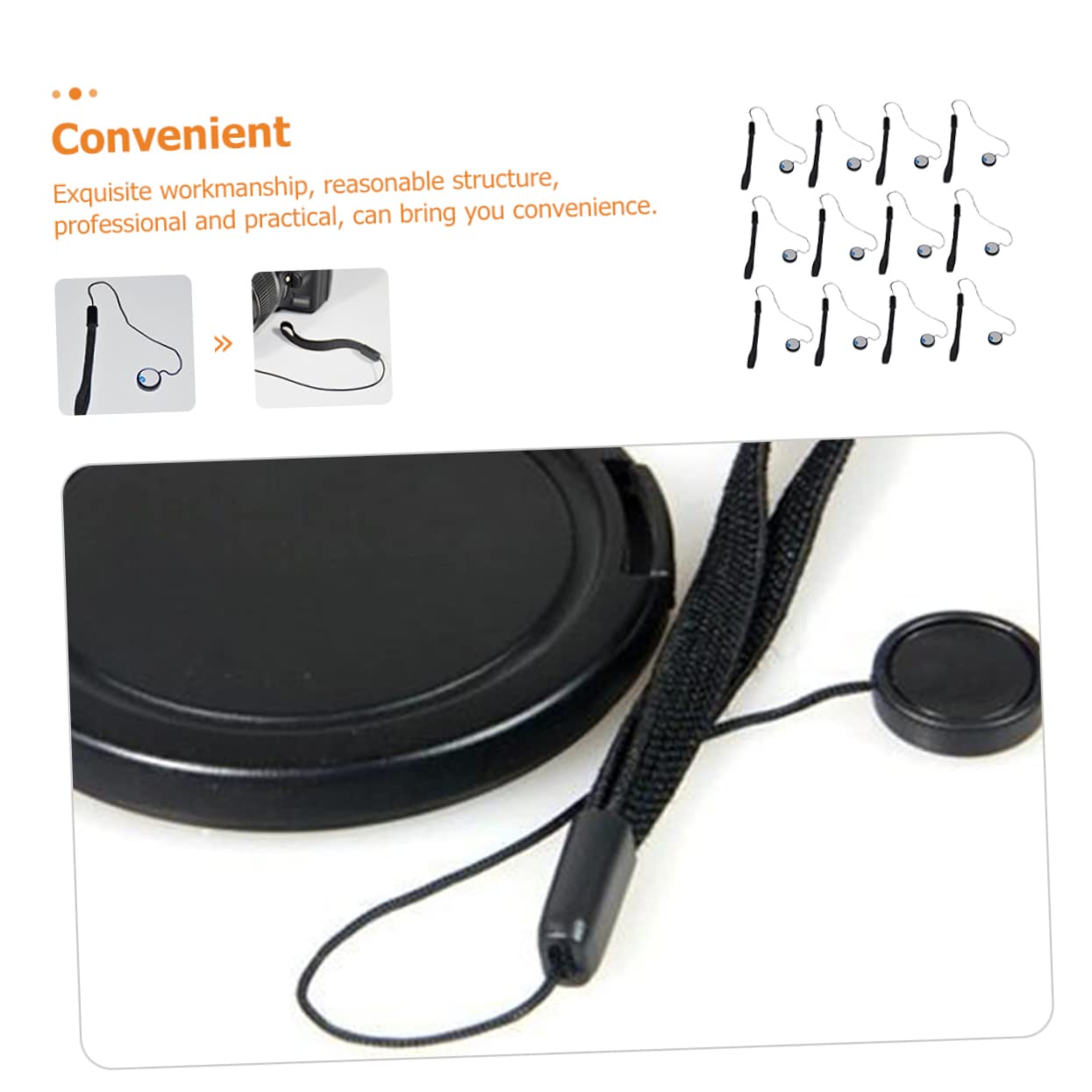 Mikikit Copriobiettivo Corda Anti-Separazione Cinghie Da Polso Cinghie Da Polso Cinghie Da Polso Cordino Per Fotocamera Fascia Da Polso Per Fotocamera Corda Per Fotocamera Cinghia Da