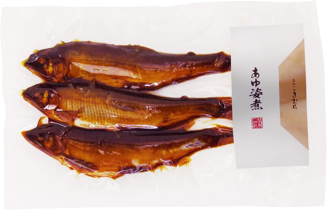 市場 285g 大容量 甘露煮 あゆの店きむら Mサイズ 佃煮 小あゆ煮 琵琶湖産天然 鮎