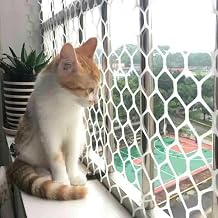Safety Net Multipurpose Protective Pet Fence for Stairs, Children's Fall Prevention Plastic Mesh Gardening Net Balcony Net Grass Protection Plant Barrier Flower Pot Mat Easy to Install Prevent