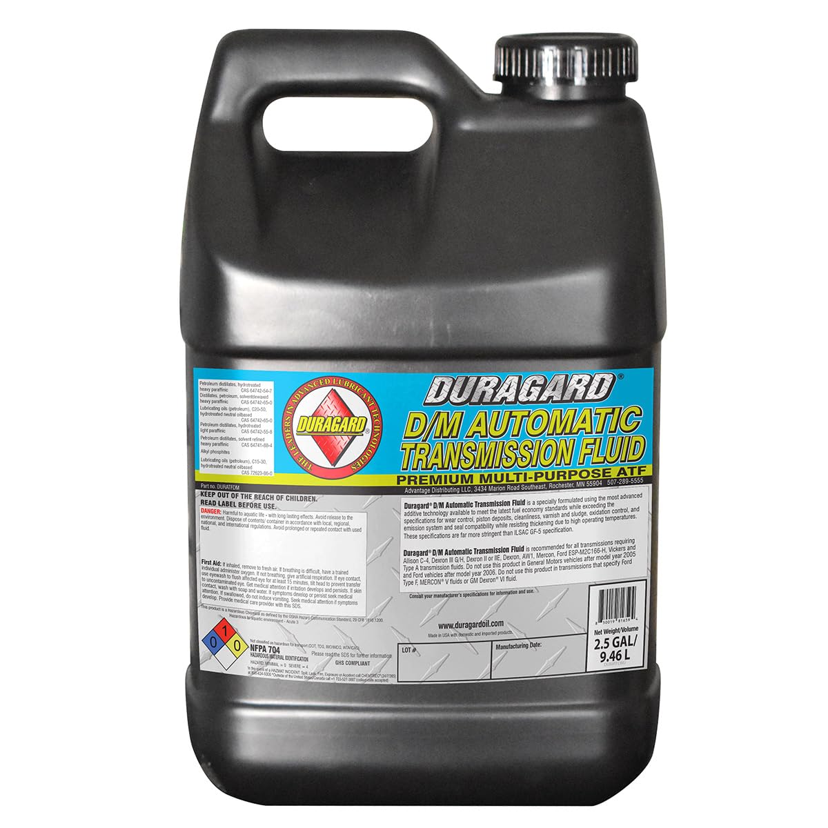 Duragard Diamond Plate D/M ATF - 2.5 Gallon Jug