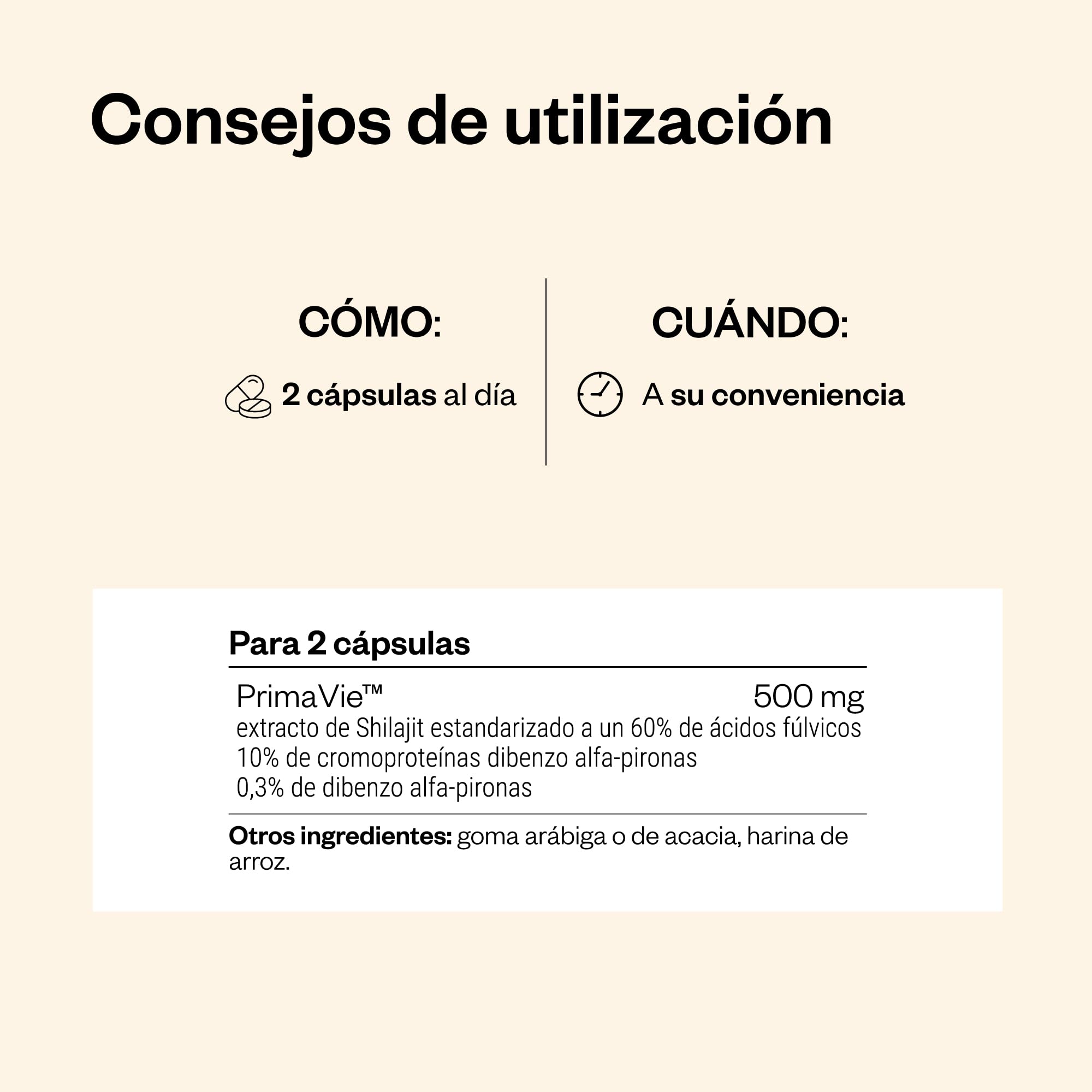 Super Shilajit (Primavie®) - Aumenta la Vitalidad y la Energía -SuperSmart | Tónico Ayurvédico - Mejora la Biodisponibilidad de la CoQ10 y la Resistencia Física - Vegano