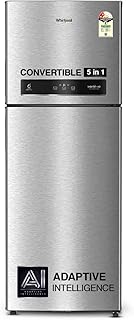 Whirlpool 467L 2star IntelliFresh Convertible Inverter Frost Free Double Door Refrigerator (IF INV CNV 515 ALPHA STEEL-Z, 2s)