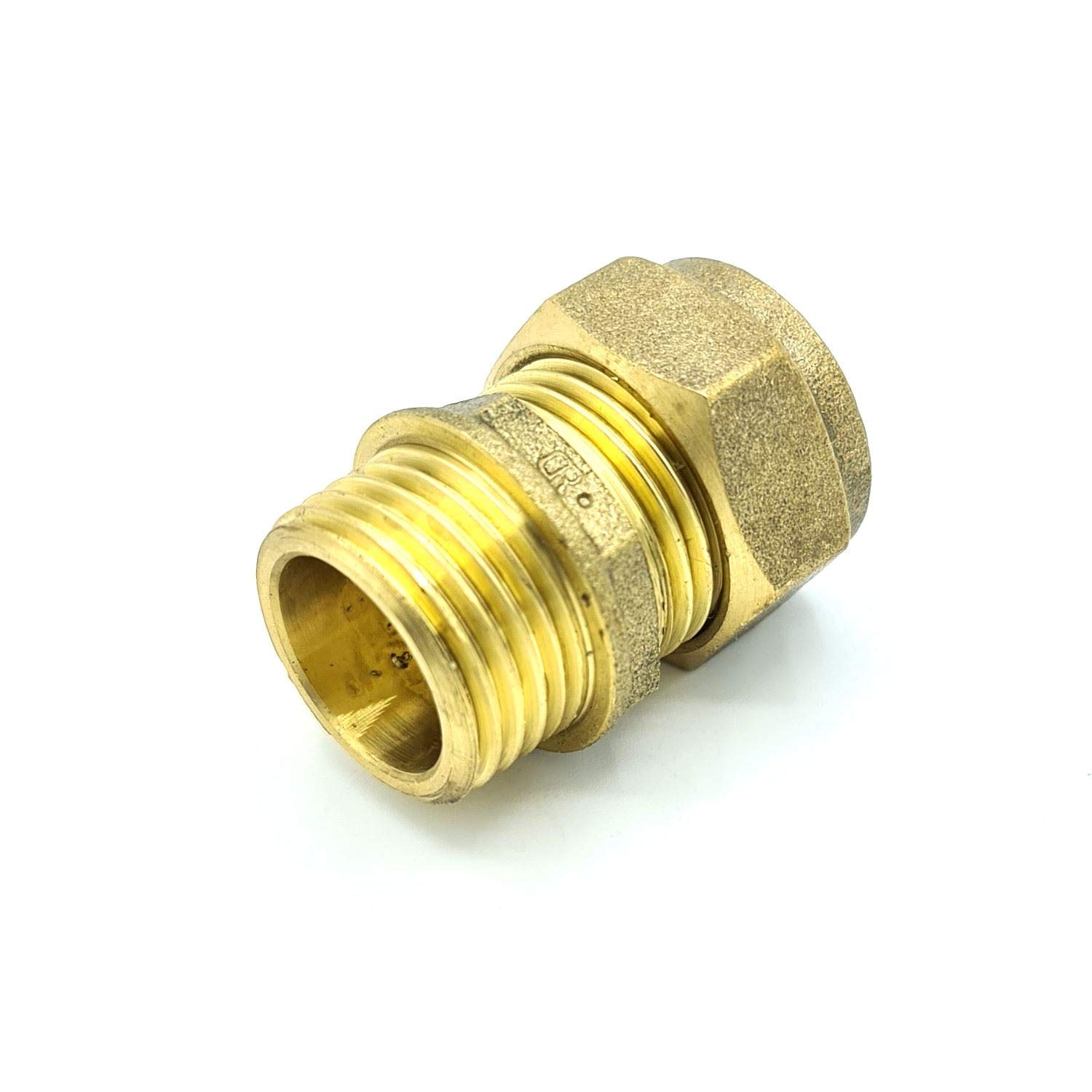 Conex Men's Copper 15Mm X G1/2 Coupler Adaptor Brass Compression Fittings