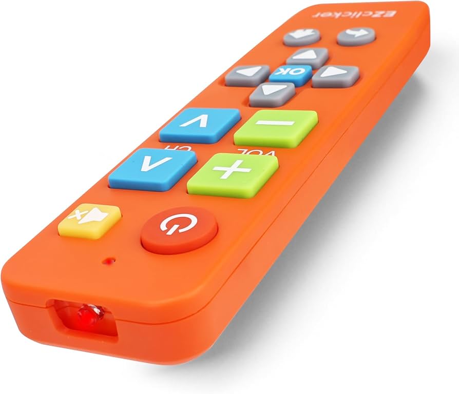 Amazon | EZclicker ビッグボタンユニバーサルテレビリモコン